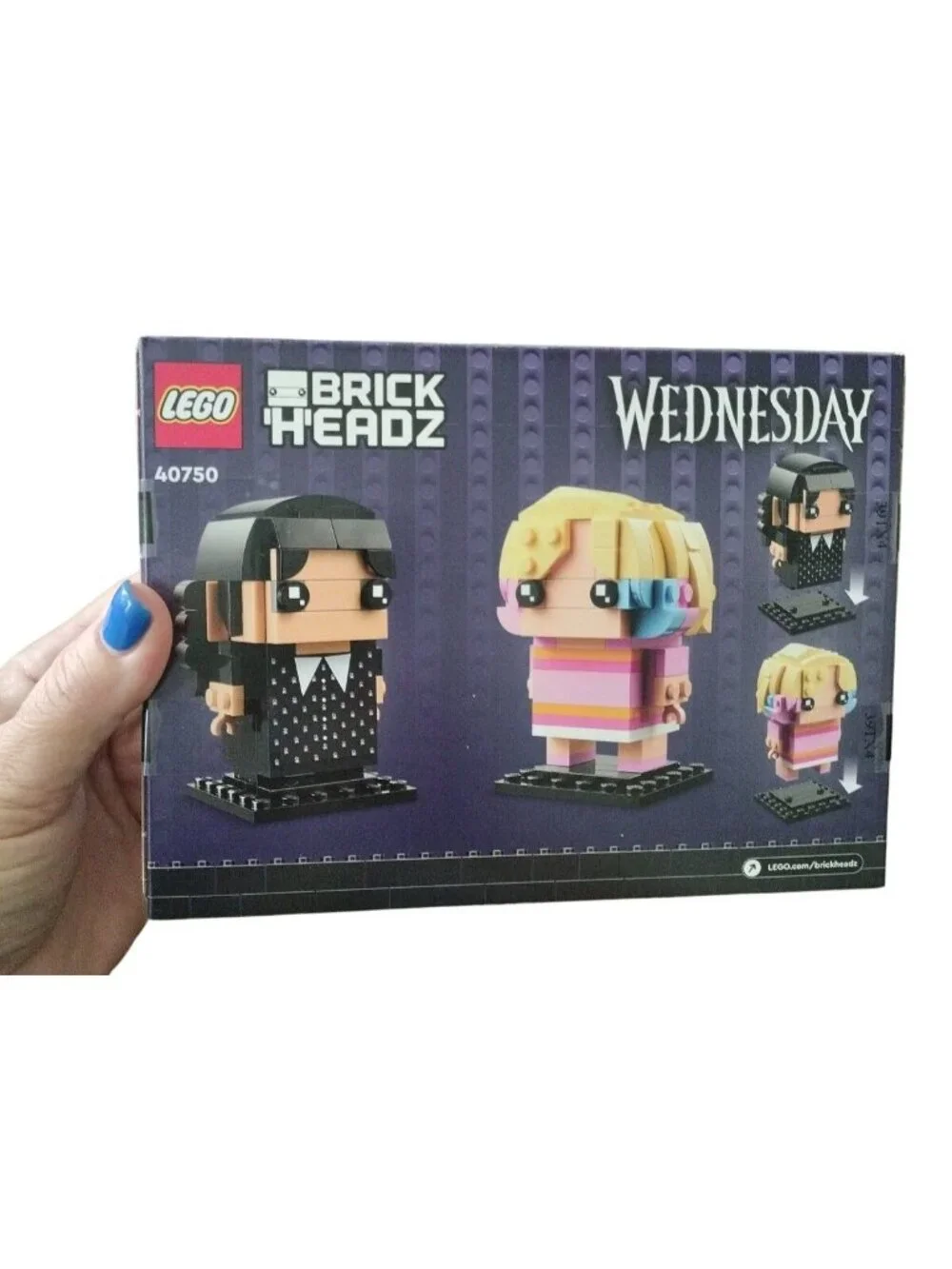 Lego BrickHeadz 40750 Wednesday & Enid 239 Pieces 2024 New In Sealed Box NIB